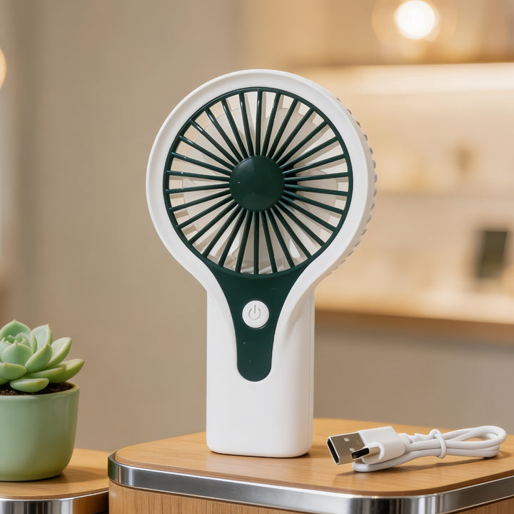 Women's Portable USB Hand Fan with Ergonomic Handle Stornfield