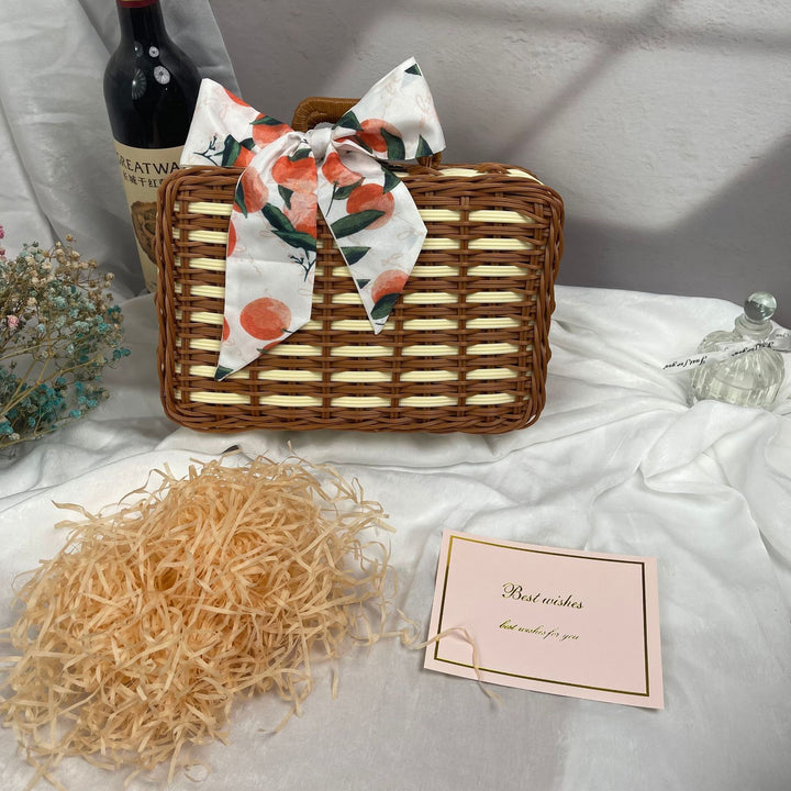 Women stylish picnic basket Stornfield