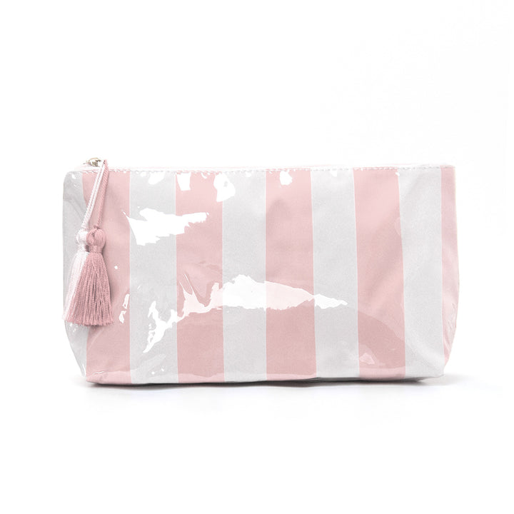 Cosmetic pouch with colorful check pattern Stornfield