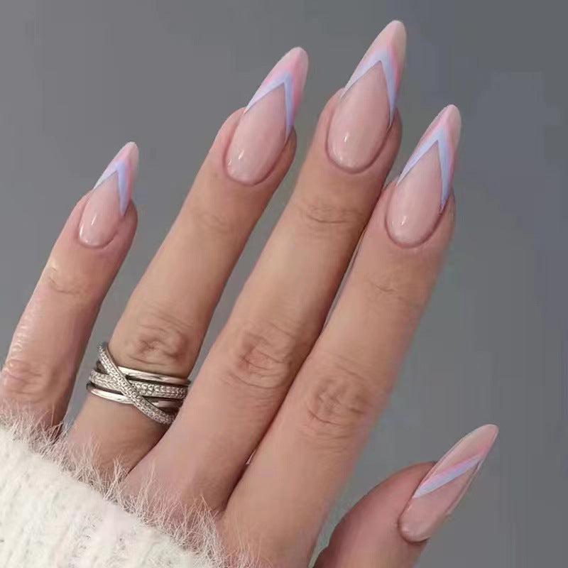Artistic Heart-Accent Press-On Nail Set Stornfield