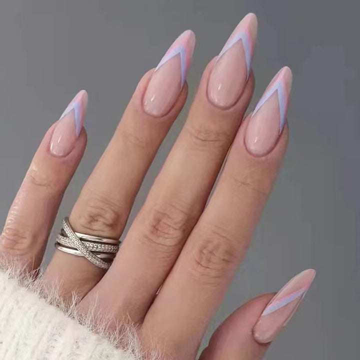 Artistic Heart-Accent Press-On Nail Set Stornfield