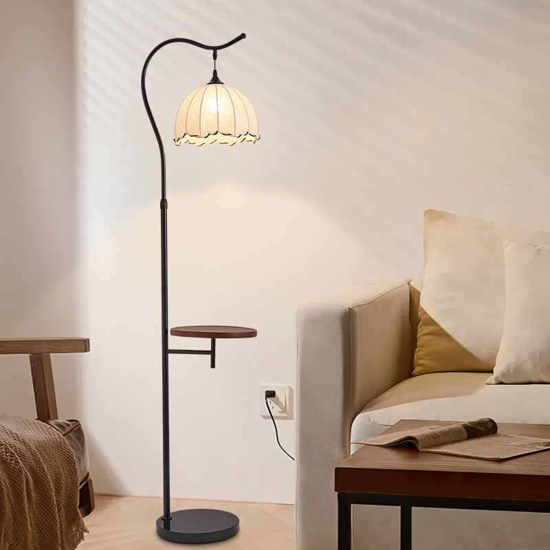 Modern Stylish Floor Lamp with Side Table