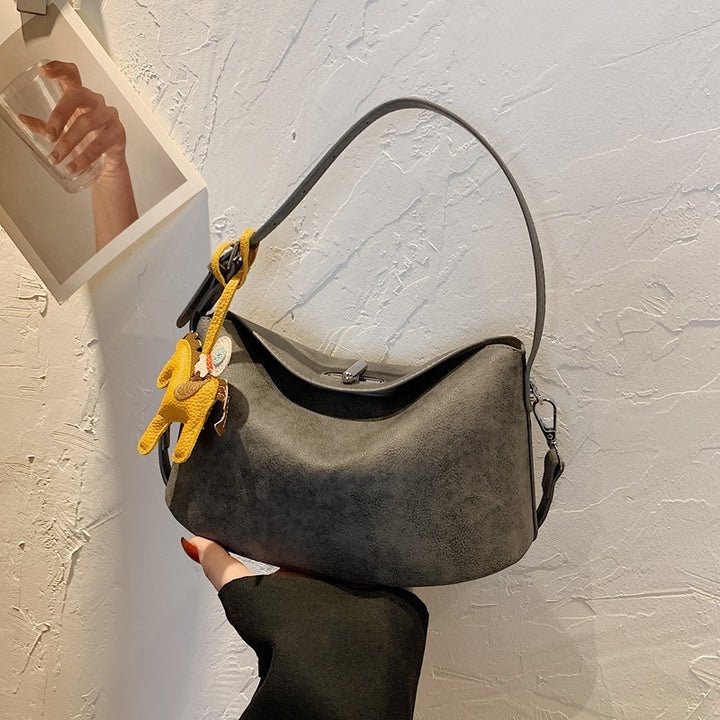 Elegant Soft-Suede Shoulder Bag Stornfield