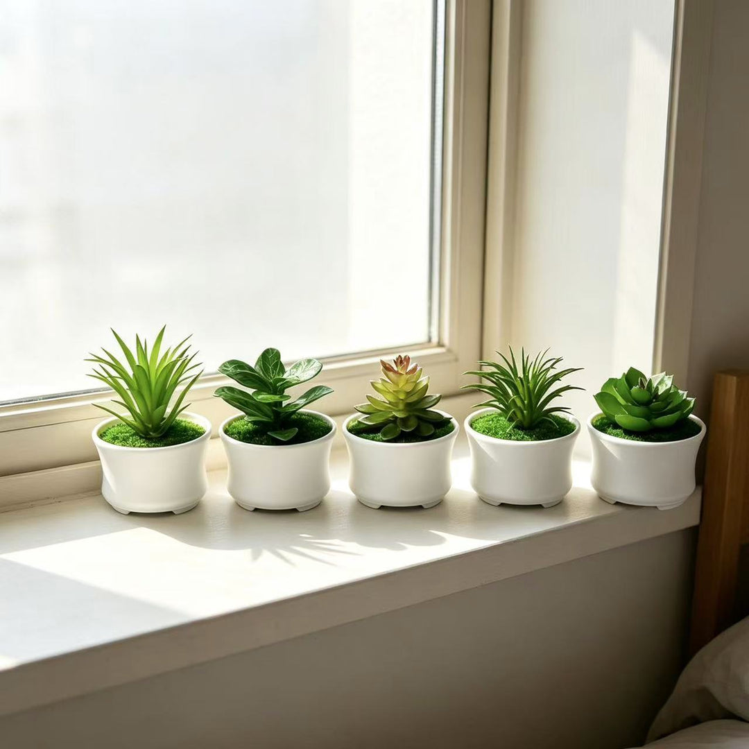 Lifelike Succulent Plant Arrangement