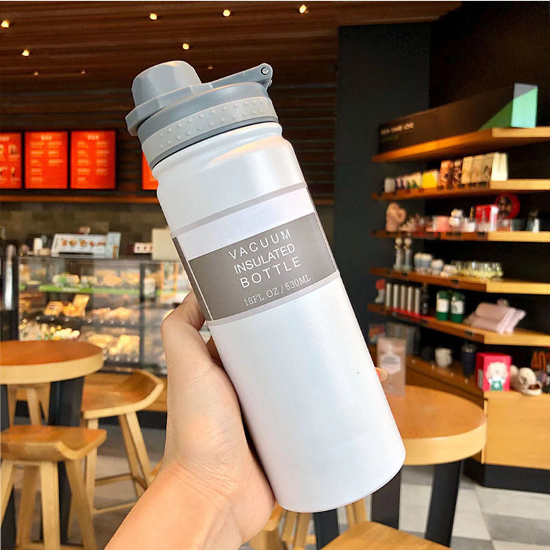 Women's insulated drinking bottle with integrated silicone drinking lid Stornfield