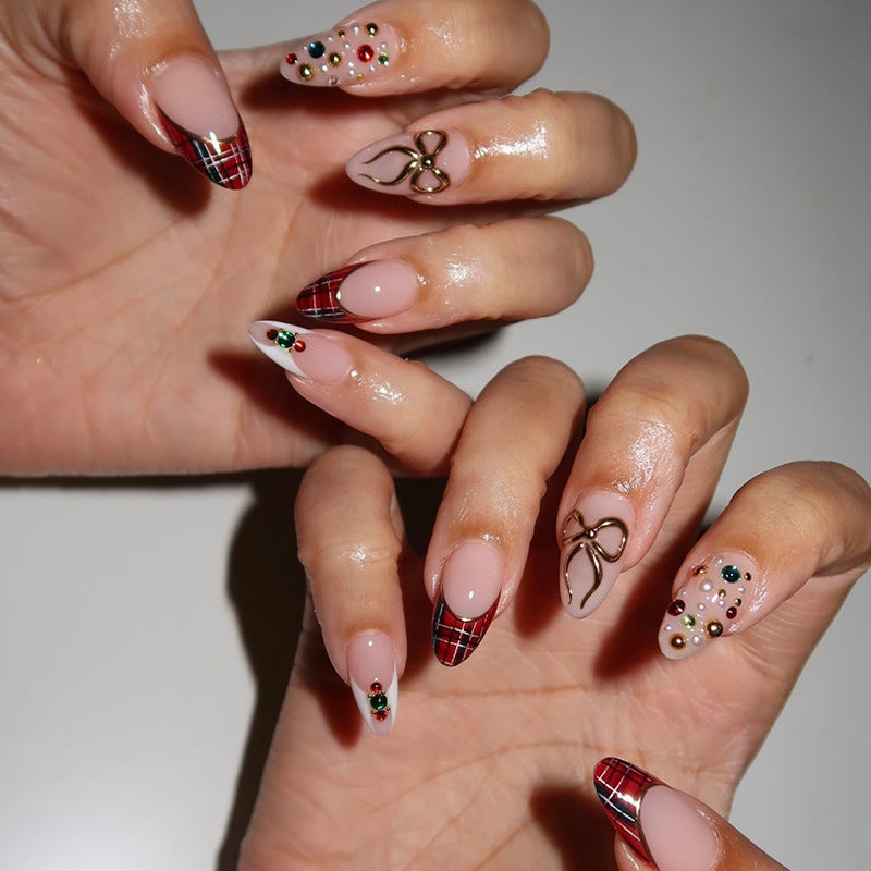 Exclusive artificial nails with festive design Stornfield