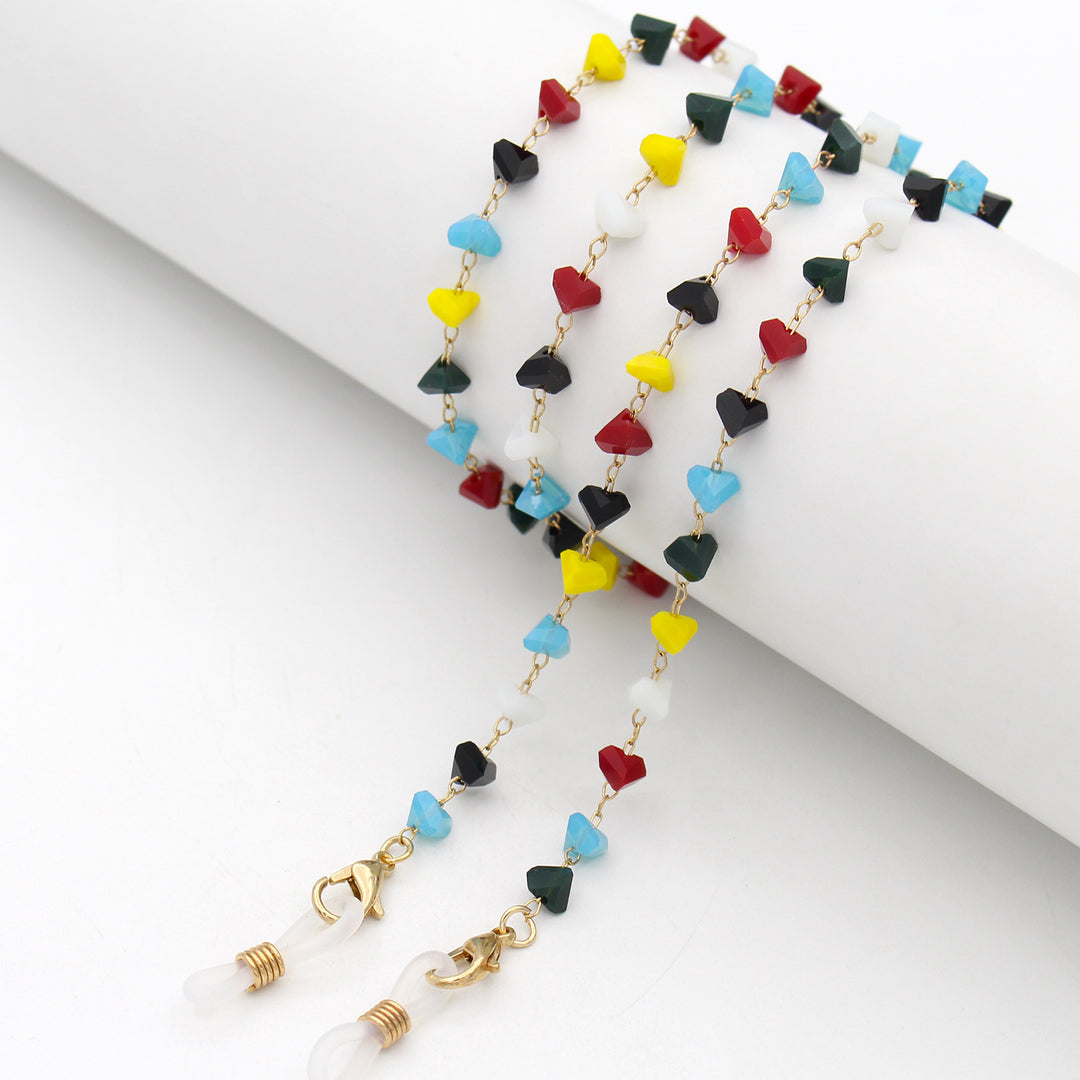 Heart Shaped Beaded Eyewear Chain Stornfield