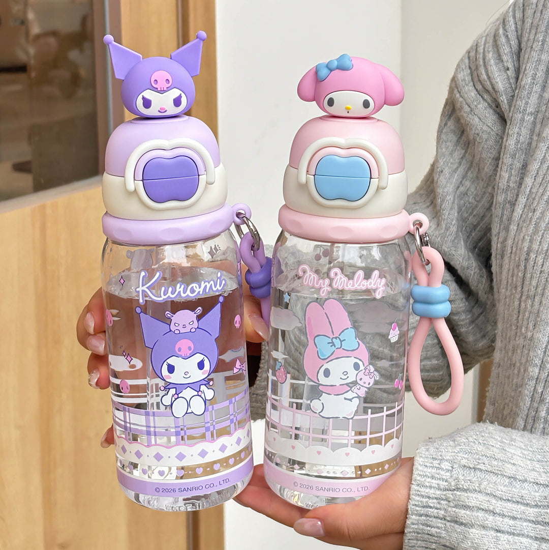 Ladies water bottle with interactive lid and cute Pochacco design Stornfield