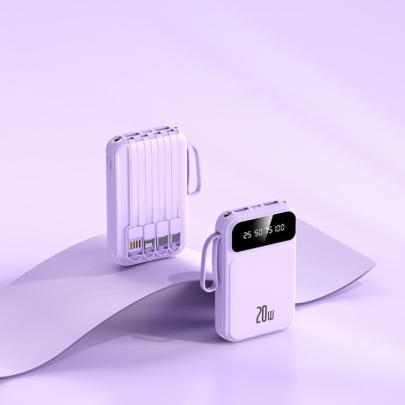 Portable power bank with integrated fast charging function and LCD display Stornfield