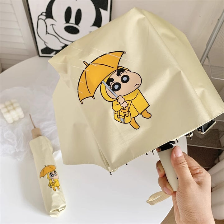 Women's folding umbrella with creative character design Stornfield