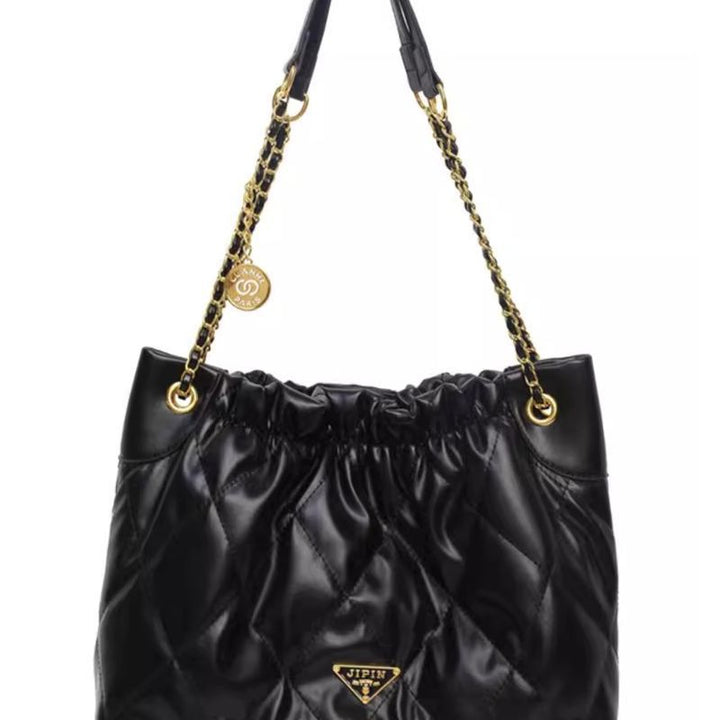 Quilted Chain-Handle Shoulder Bag Stornfield