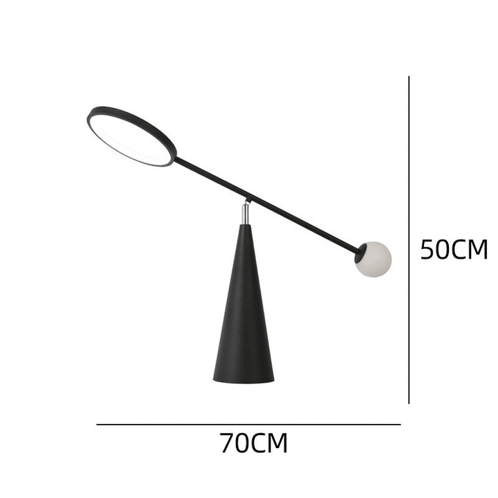 Modern Adjustable Desk Lamp with Geometric Base
