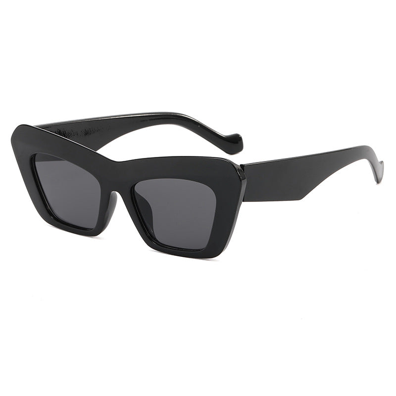 Women's fashionable oversized sunglasses with angular frame Stornfield