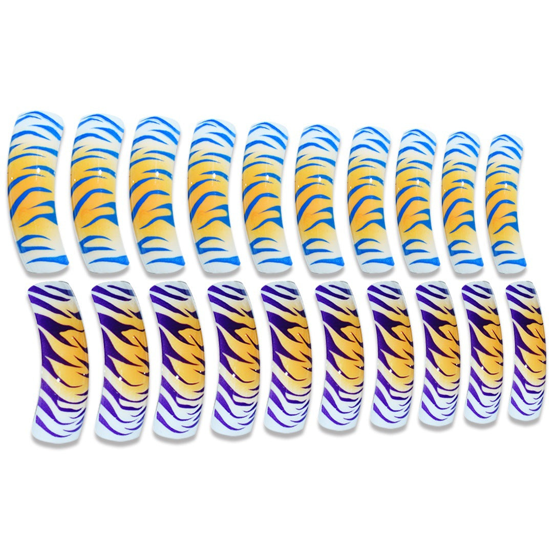 Artistic Tiger Print Press-On Nails Stornfield