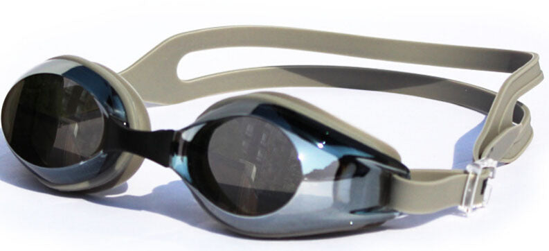 Sporty swimming goggles with mirrored lenses and ergonomic design Stornfield