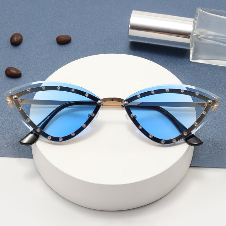 Women's Cat-Eye Sunglasses with Glitter Details Stornfield