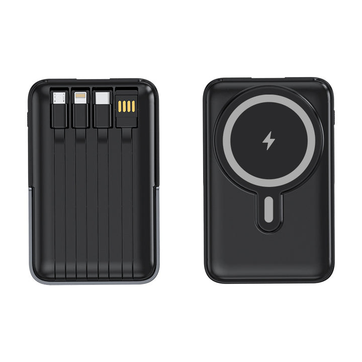 Portable power bank with multifunctional charging cables Stornfield