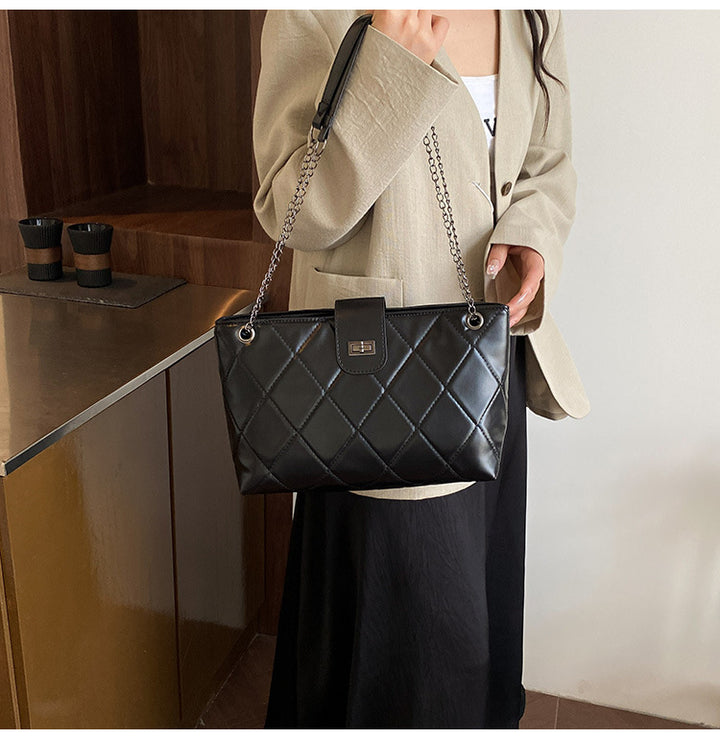 Quilted Elegant Satchel Handbag Stornfield