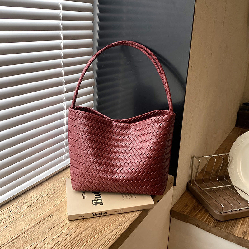 Woven Texture Tote Bag