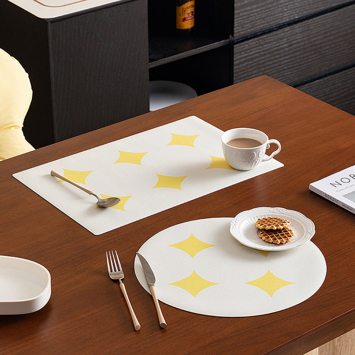 Beef decorative vinyl sticker with minimalist tulip illustration
