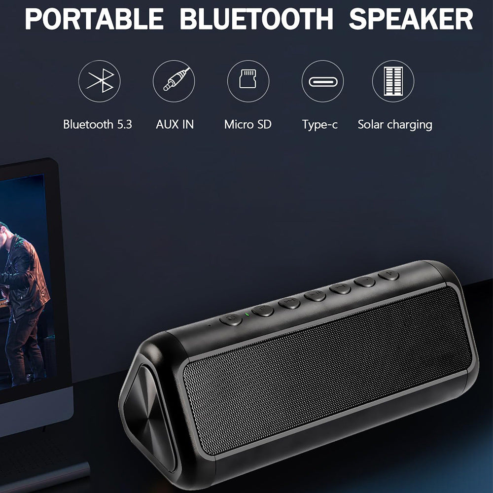 Portable Bluetooth speaker with solar charging function Stornfield