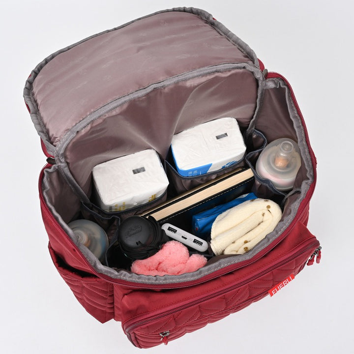 Elegant Quilted Multi-Compartment Backpack Stornfield