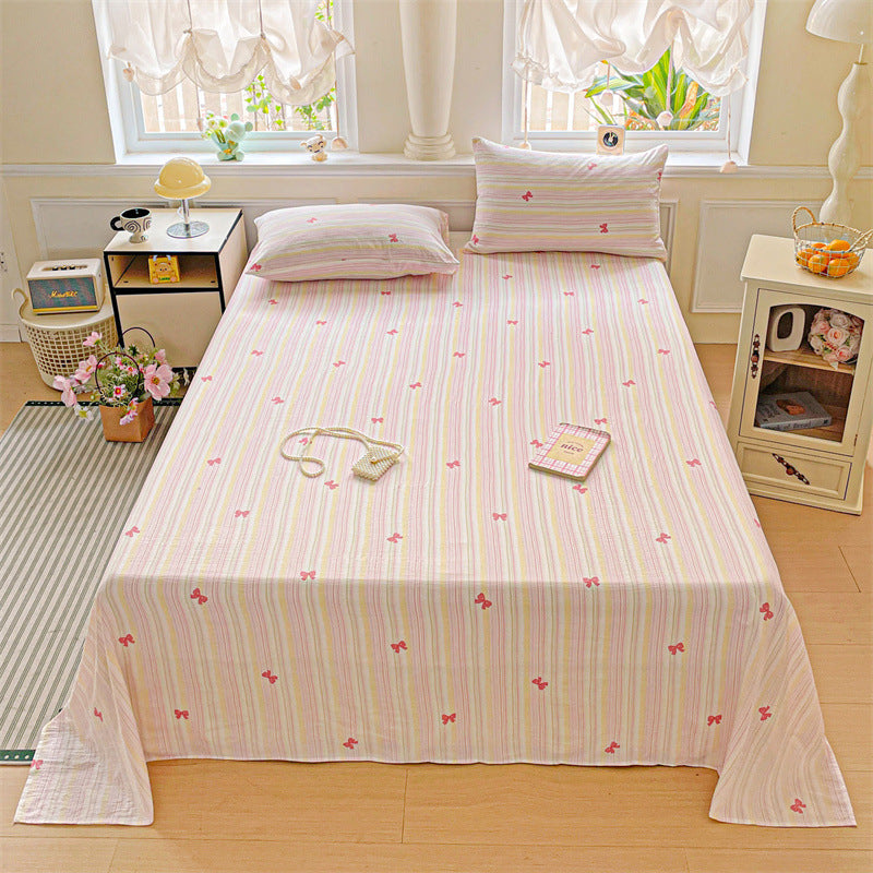 Cartoon-Themed Fitted Bed Sheet Set