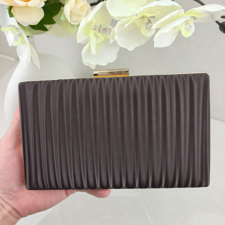 Elegant Textured Evening Clutch
