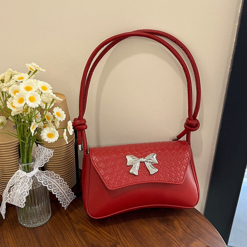 Chic Bow-Detail Handheld Clutch Bag Stornfield