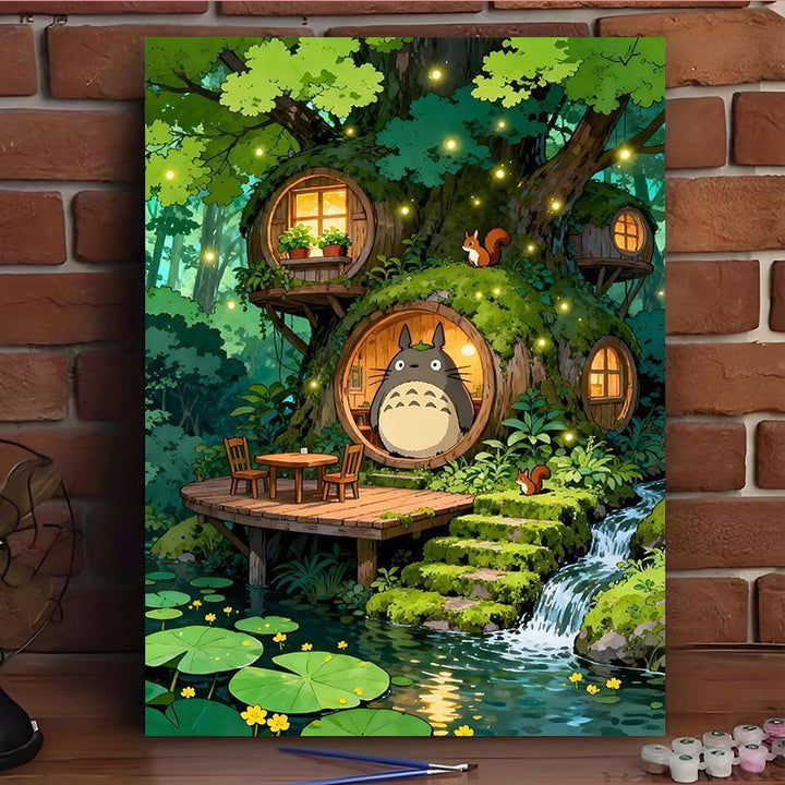 Enchanted Forest Scene Canvas Art Print Stornfield