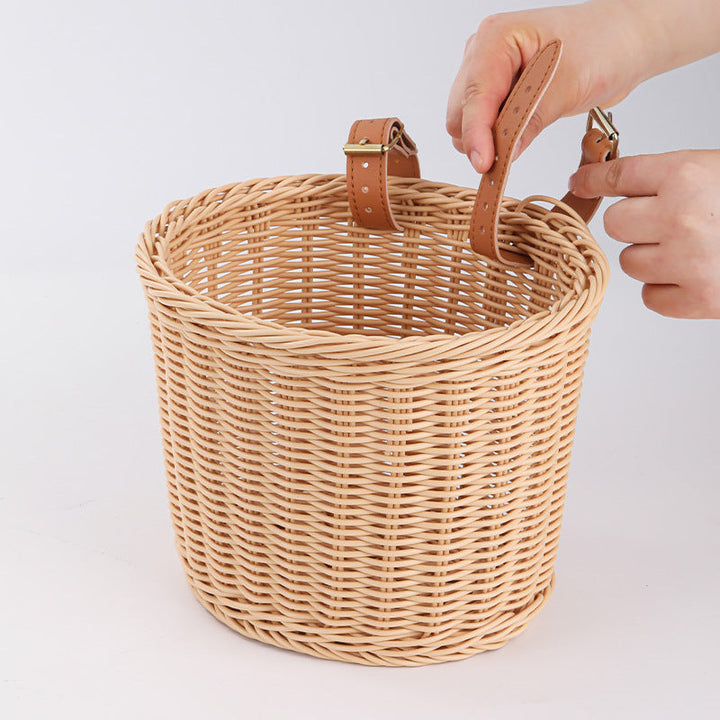 Vintage Woven Storage Basket Stornfield