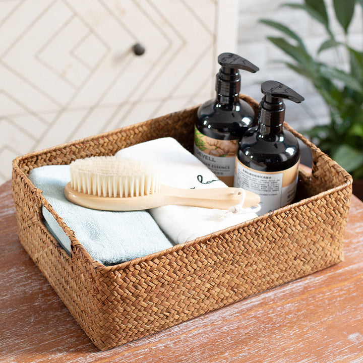 Natural Woven Storage Bin Stornfield