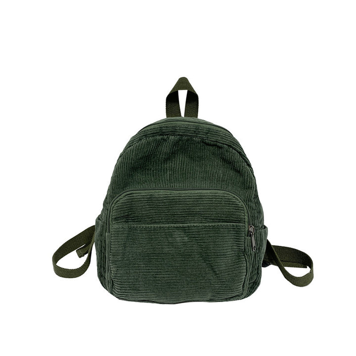 Corduroy Textured School Backpack Stornfield