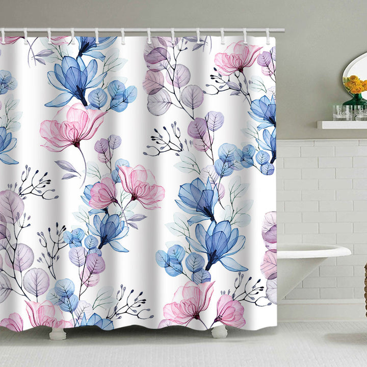 Floral Design Shower Curtain Stornfield
