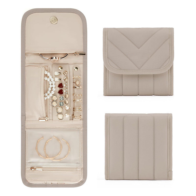 Jewelry organizer with versatile compartment layout Stornfield