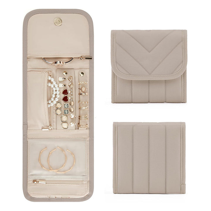 Jewelry organizer with versatile compartment layout Stornfield