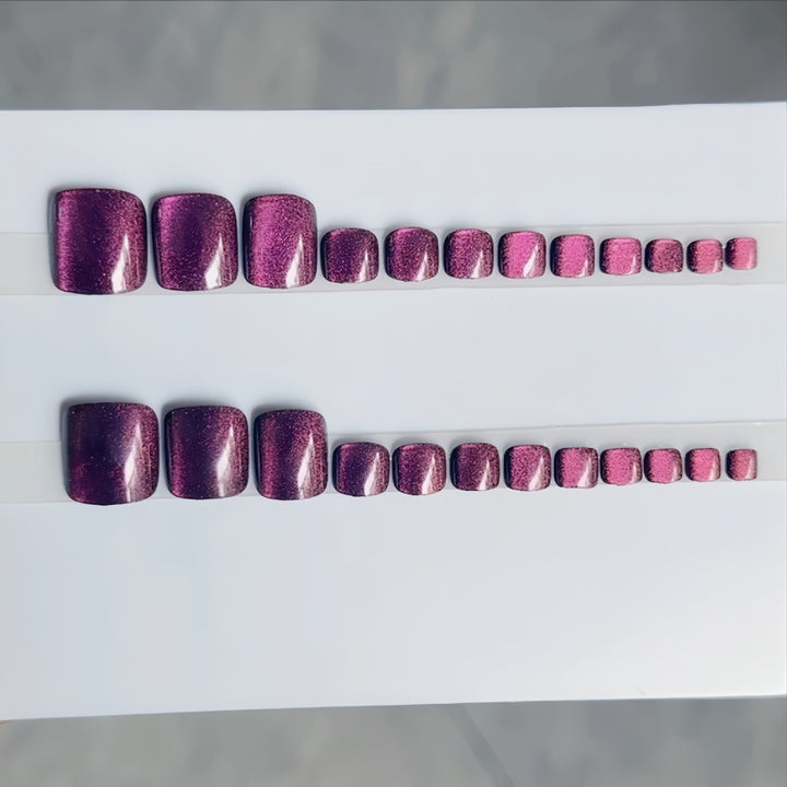 Iridescent Press-On Nail Collection Stornfield