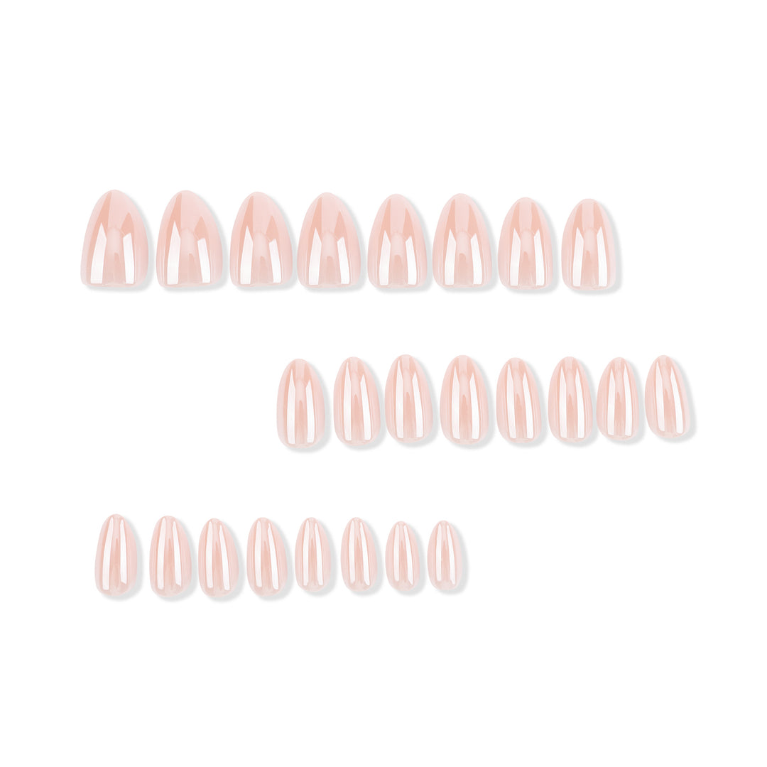 Nail extensions with elegant gloss finish Stornfield