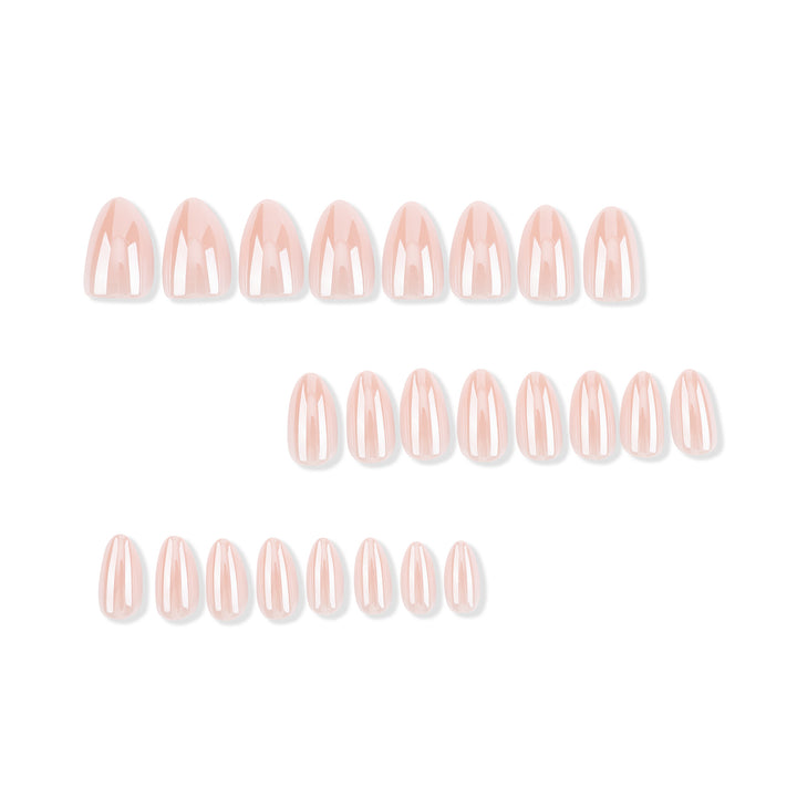 Nail extensions with elegant gloss finish Stornfield