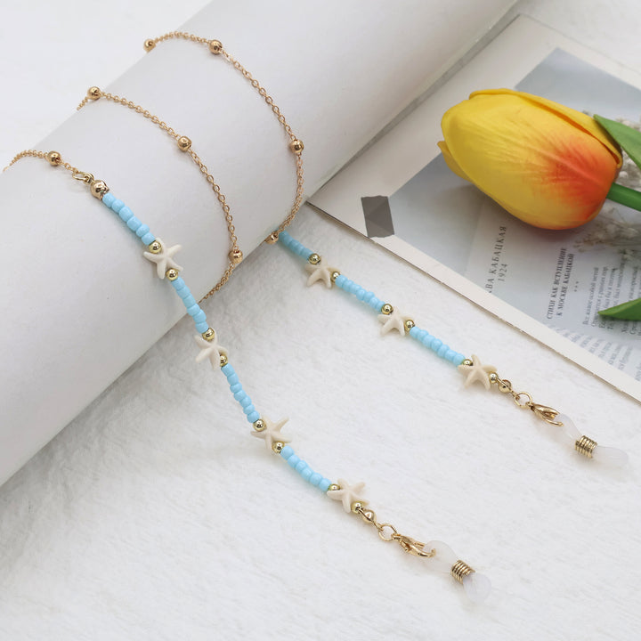Beach-Inspired Beaded Eyewear Chain Stornfield