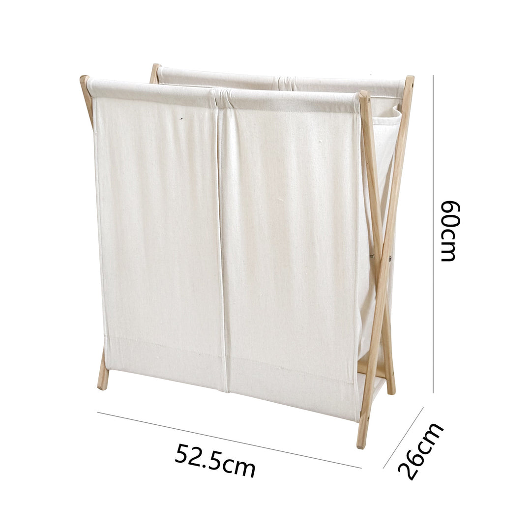Modern laundry basket with folding frame Stornfield