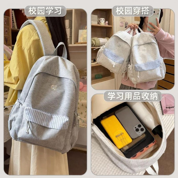 Casual Soft Fabric Backpack Stornfield