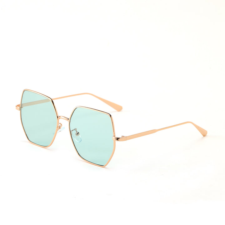 Women fashionable hexagonal sunglasses with UV protection Stornfield