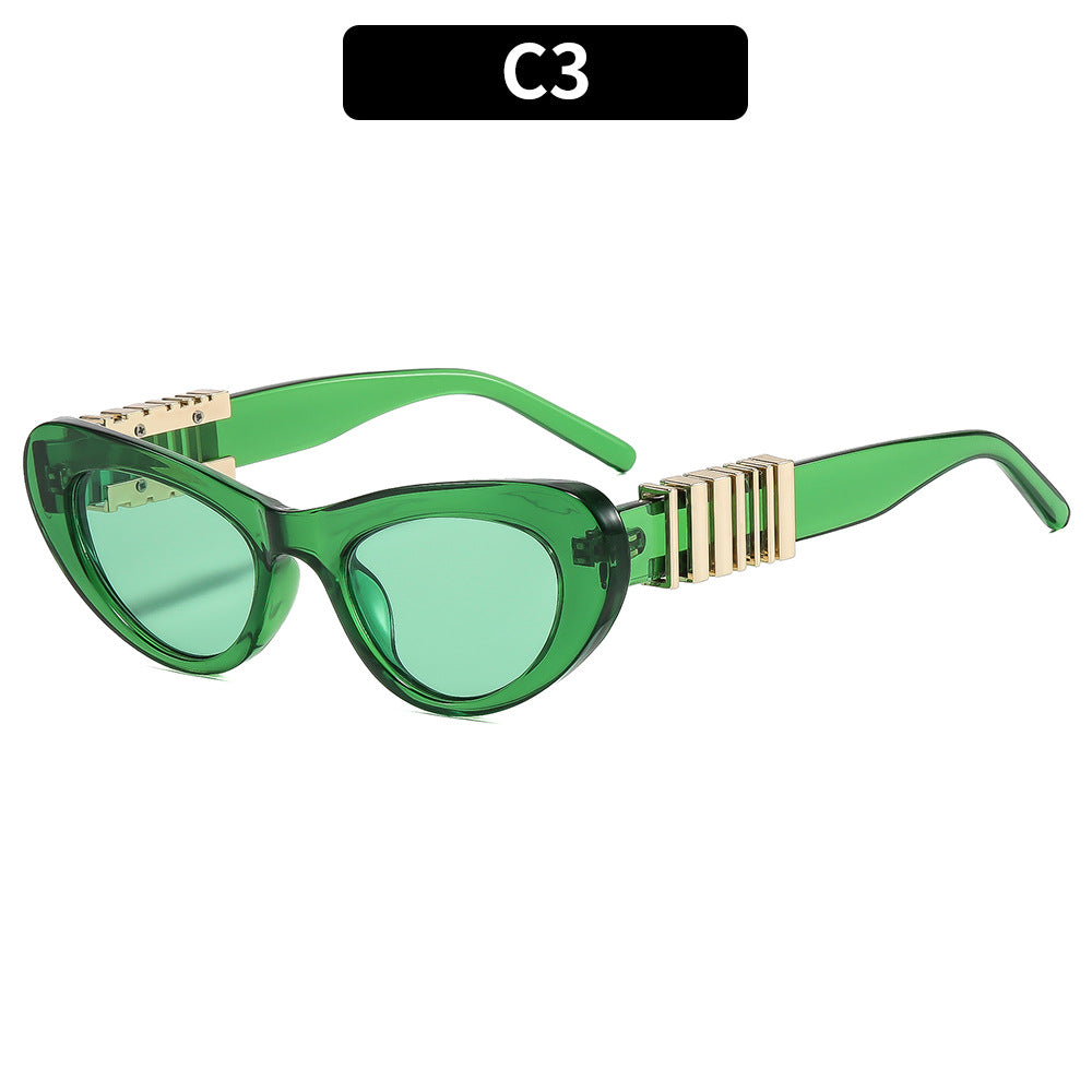Women's Designer Sunglasses with Luxurious Metal Frame and Stylish Decorations Stornfield
