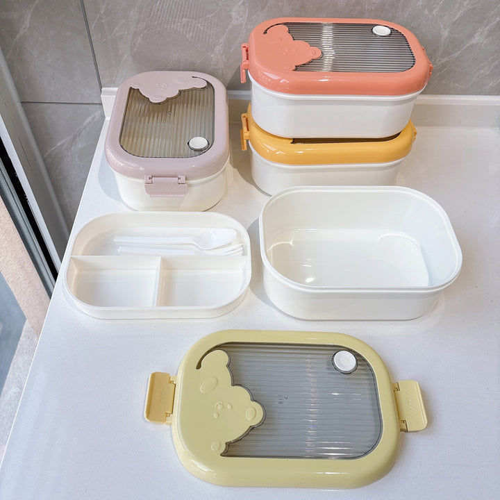 Cute Bear-Themed Food Storage Container