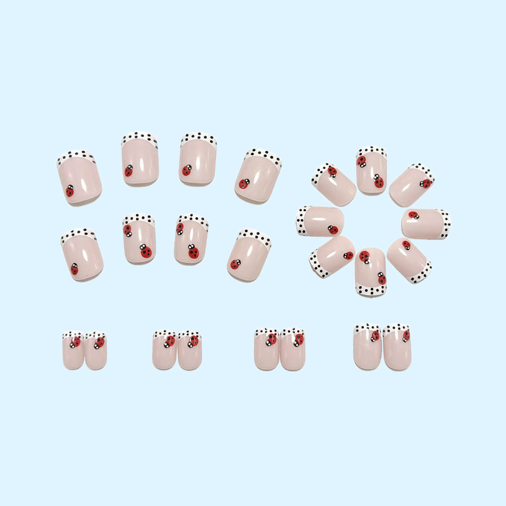 Nail art with cute ladybug designs Stornfield