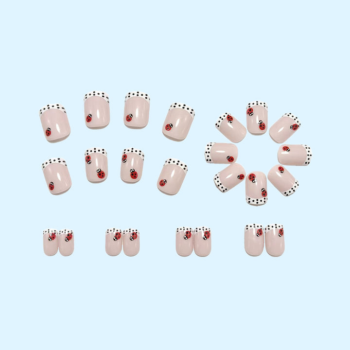 Nail art with cute ladybug designs Stornfield
