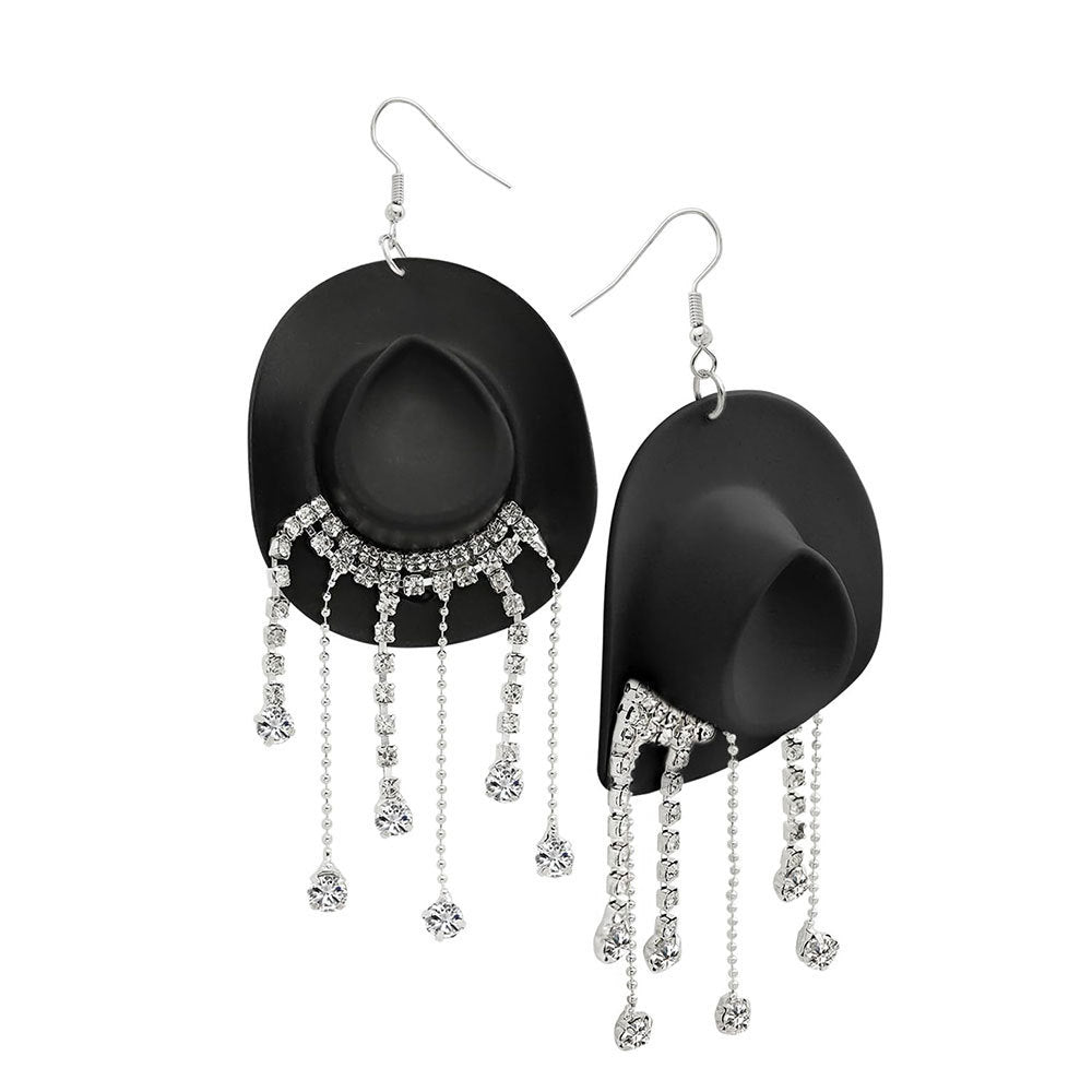 Cowboy Hat Inspired Dangle Earrings Stornfield