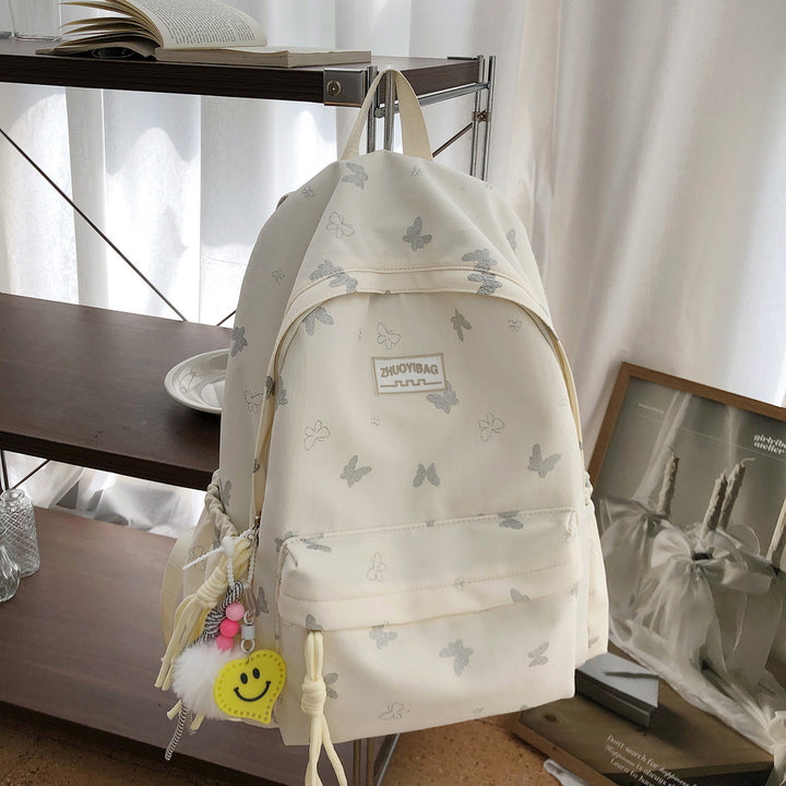 Butterfly Print Casual Backpack Stornfield