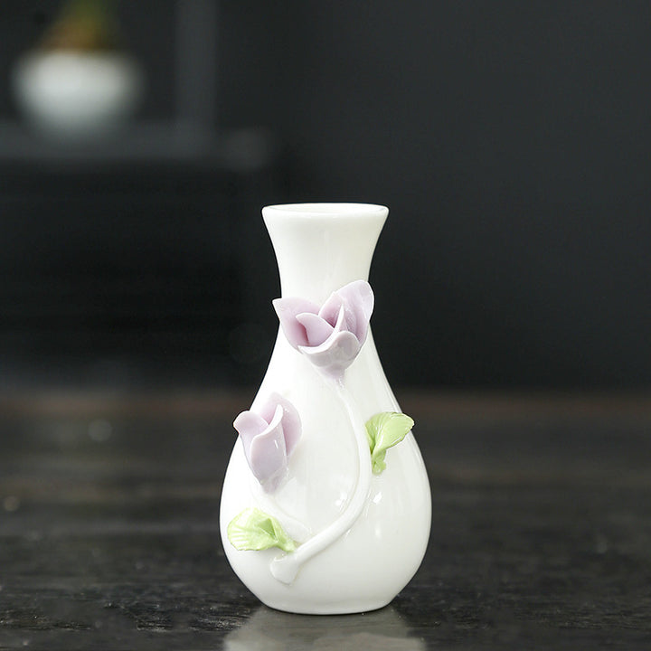 Floral Art Ceramic Vase Stornfeild